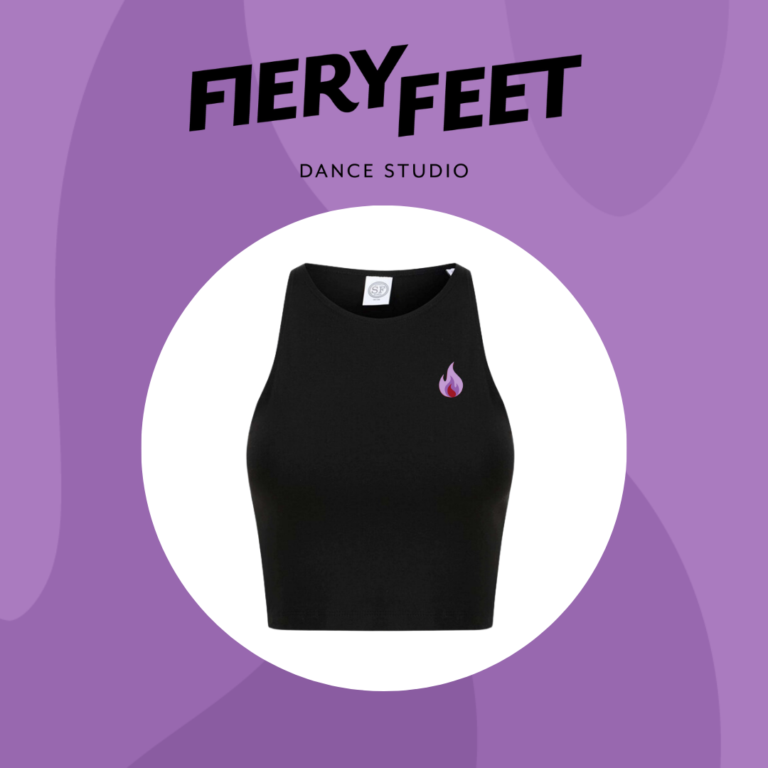 Fiery Feet Cropped Vest
