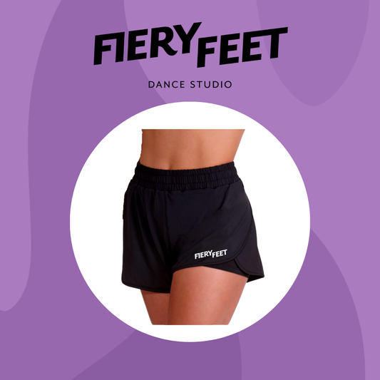 Fiery Feet Double Layered Shorts