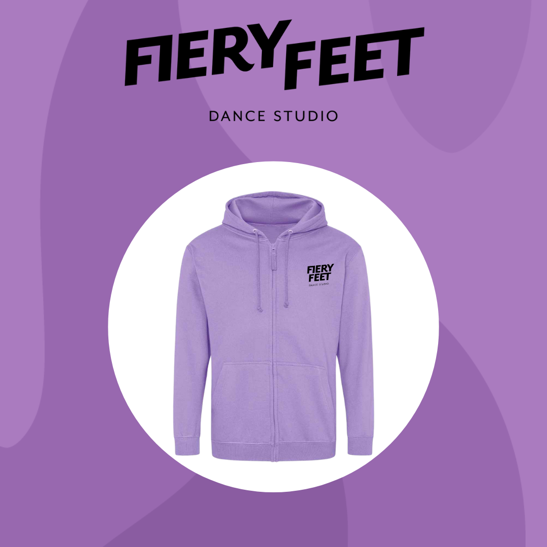 Fiery Feet Zip Up Hoody