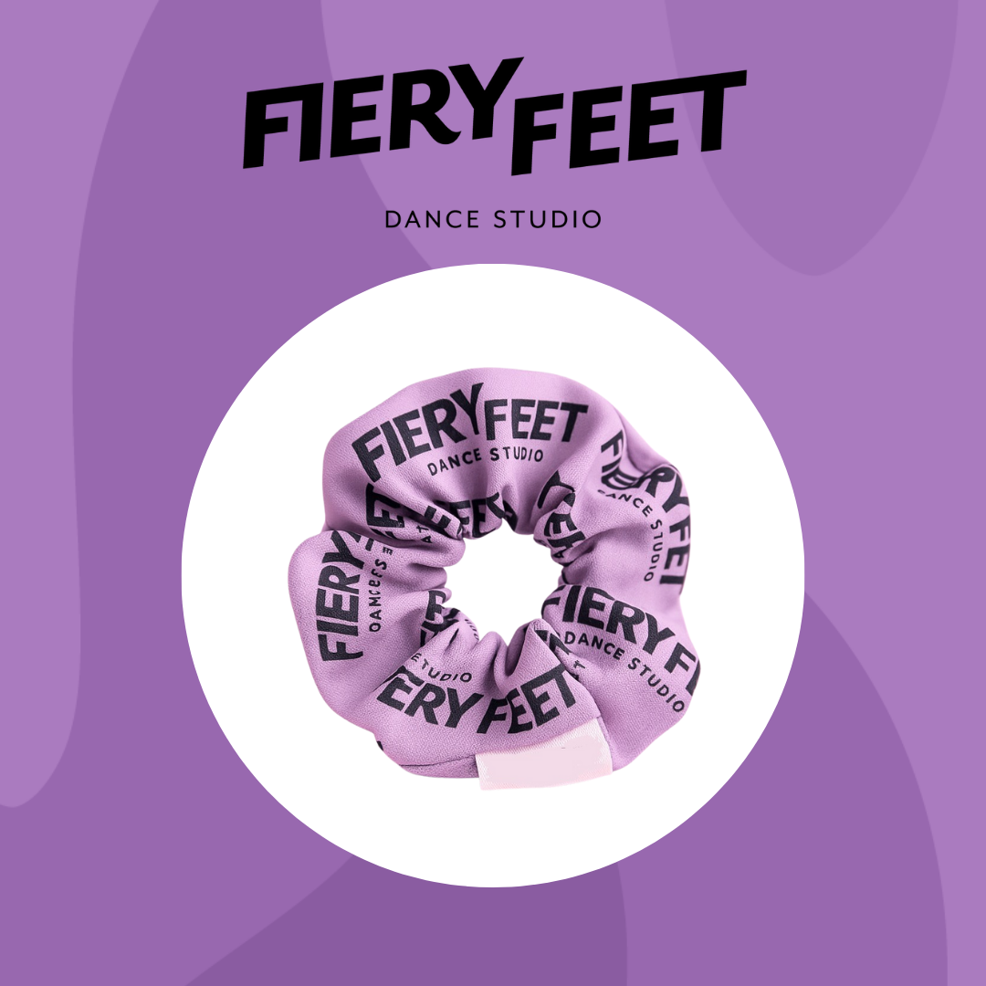 Fiery Feet Hair Scrunchie